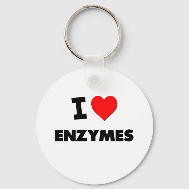 I love Enzymes Keychain (Front)