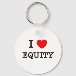 I love Equity Keychain