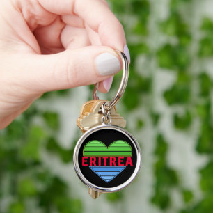 I Love Eritrea, Eritrean Heart Keychain