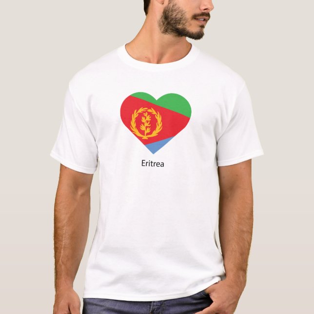 I Love Eritrea T-Shirt (Front)