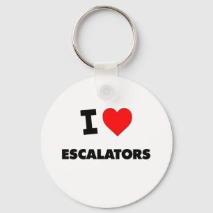 I love Escalators Keychain