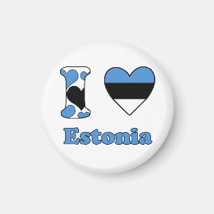 I love Estonia Magnet