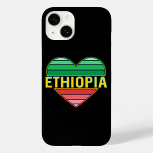 I Love Ethiopia, Ethiopian Heart Case-Mate iPhone 14 Case
