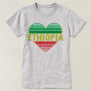 I Love Ethiopia, Ethiopian Heart T-Shirt