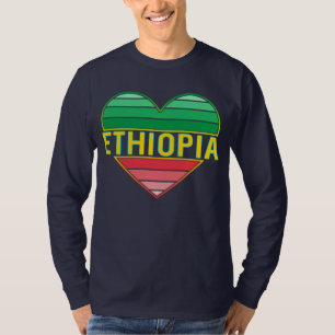 I Love Ethiopia, Ethiopian Heart T-Shirt