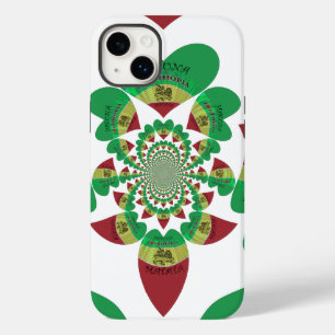 I love Ethiopia Lovely Hearts Flag National Colour Case-Mate iPhone 14 Plus Case