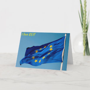 "I love EU" Card