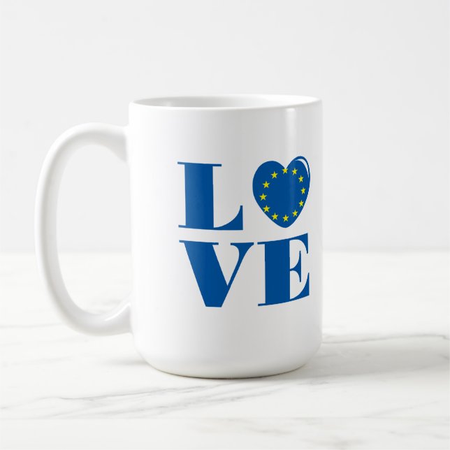 I love European Union Coffee Mug (Left)