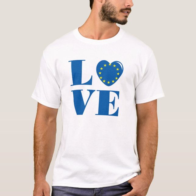 I love European Union T-Shirt (Front)