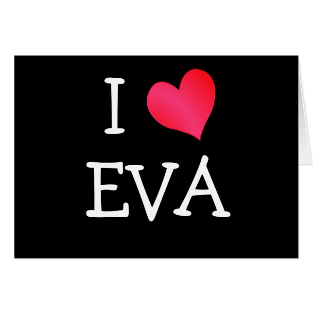 I Love Eva (Front Horizontal)