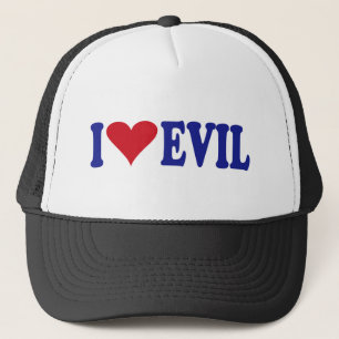 I Love Evil Trucker Hat