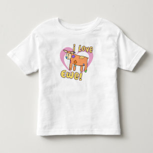 I Love Ewe TeeShirt Toddler T-shirt