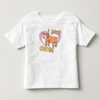 I Love Ewe TeeShirt Toddler T-shirt