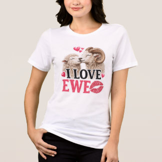 I Love Ewe Tri-Blend Shirt