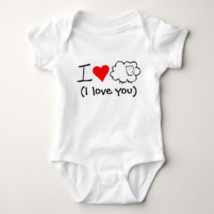 I love ewe (you baby bodysuit