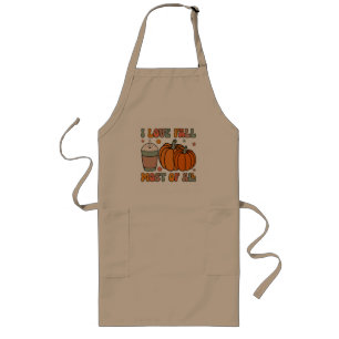 I Love Fall Most Of All Kitchen Apron - Autumn Pum