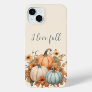 I Love Fall Pumpkin iPhone 15 Mini Case