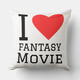 I love fantasy movie throw pillow