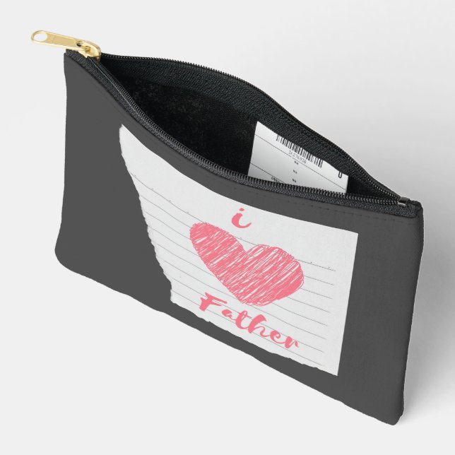 i love father accessory pouch (Open)
