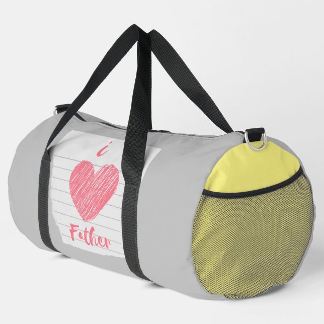i love father duffle bag (Right Corner)