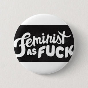 i love feminism 2 inch round button