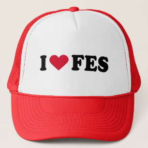 I LOVE FES TRUCKER HAT