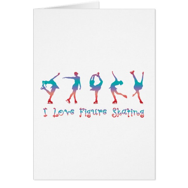 I love figure skating - cherry berry (Front)