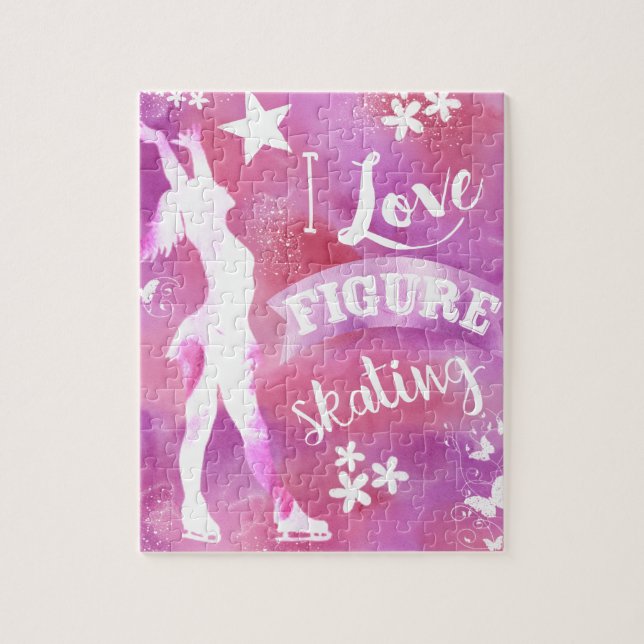 I Love Figure Skating.jpg Jigsaw Puzzle (Vertical)