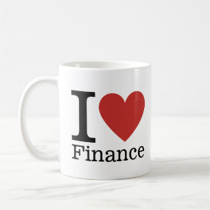 I ❤️ Love Finance - Département des Finances - Mug