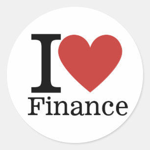 I ❤️ Love Finance - Finance Department - Sticker