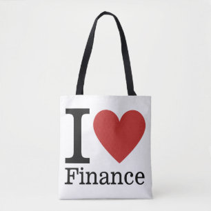 I ❤️ Love Finance - Finance Department - Tote Bag