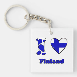 I love Finland Keychain