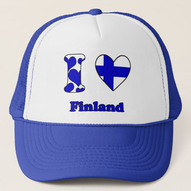 I love Finland Trucker Hat (Front)