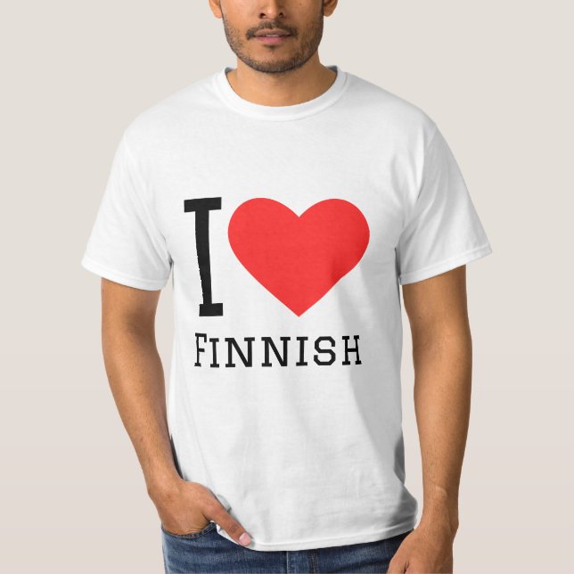 I love finnish T-Shirt (Front)