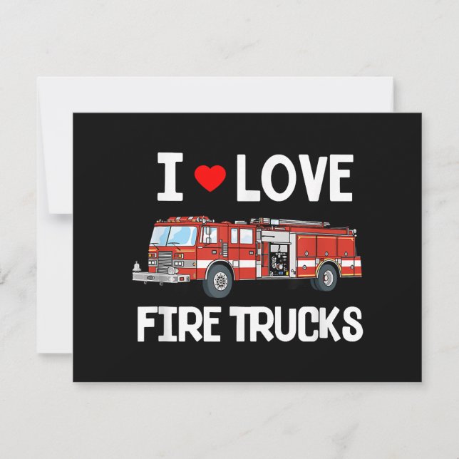 I Love Fire Truck (Front)