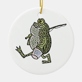 I love fishing! ceramic ornament