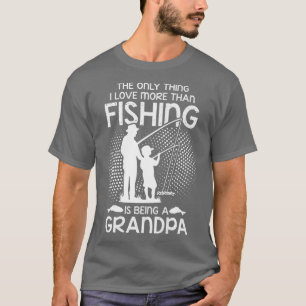 I Love Fishing Grandpa Grandson Special  T-Shirt
