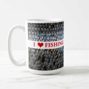 I Love Fishing Rainbow Trout Coffee Mug