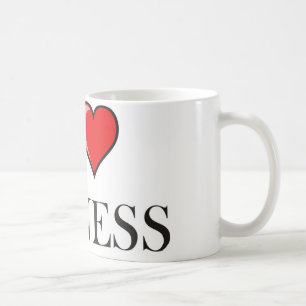 I love fitness coffee mug