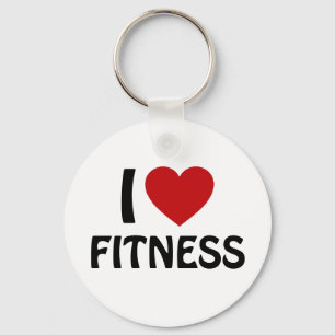 I love Fitness Keychain