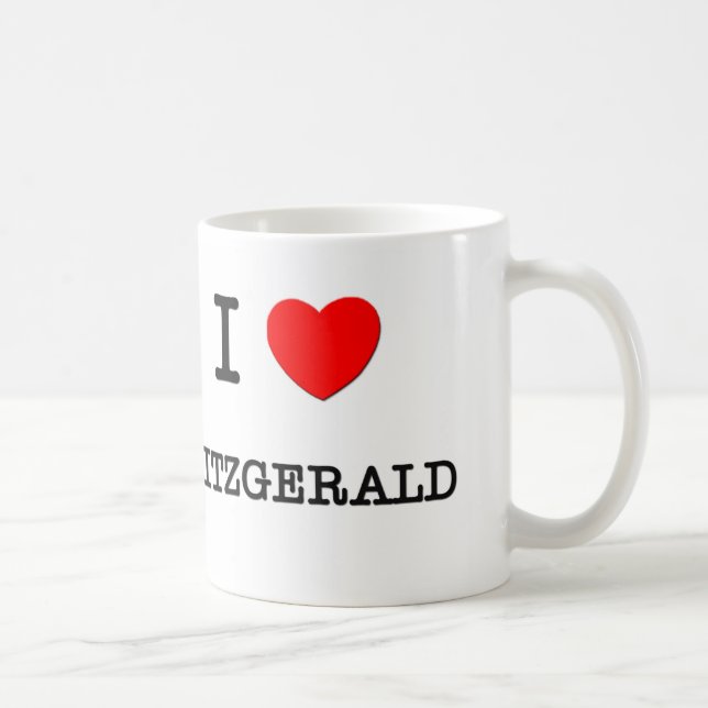 I Love Fitzgerald Coffee Mug (Right)