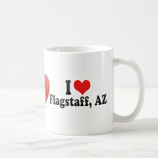 I Love Flagstaff, AZ Coffee Mug (Right)