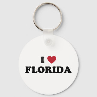 I Love Florida Keychain