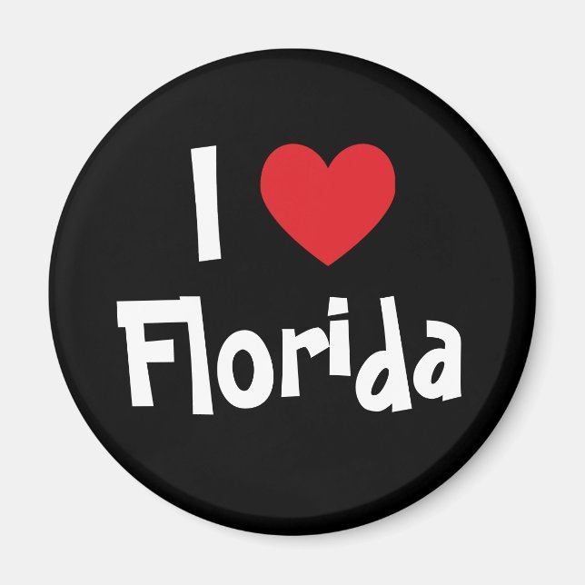 I Love Florida Magnet (Front)