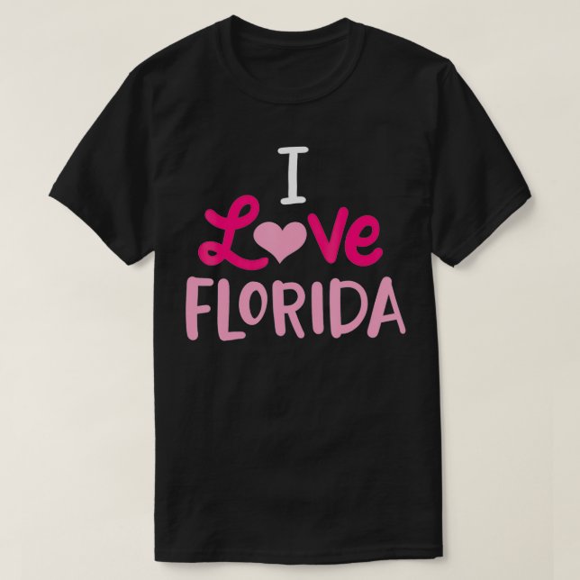 I Love Florida  T-Shirt (Design Front)