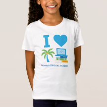 I Love Florida Virtual School Youth T-Shirt, White