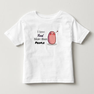 I LOVE FOOD DWELLS THAN PEOPLE “kawaii Potato " Toddler T-shirt