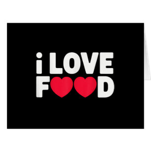 I Love Food Funny Foodie Cadeau pour hommes