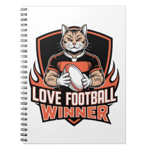 I love football  notebook