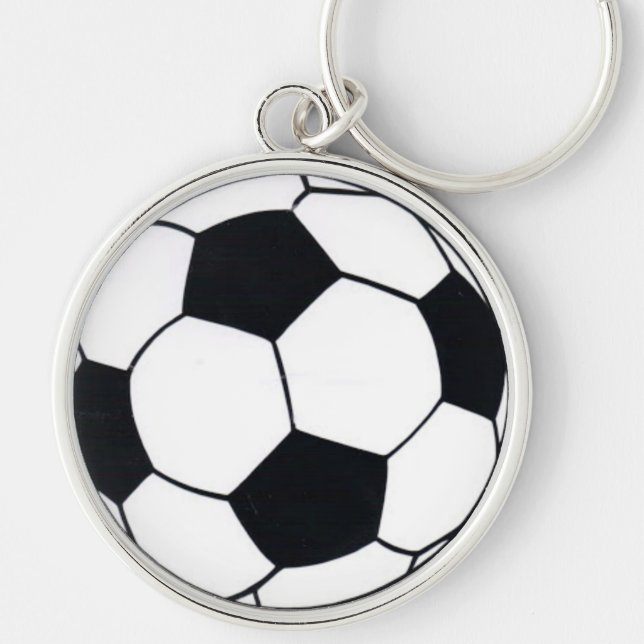 I Love Football (Soccer) Heart of the Game: I Love Keychain (Front)